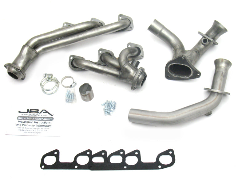 JBA 95-97 Ford Ranger 4.0L OHV 1-1/2in Primary Raw 409SS Cat4Ward Header