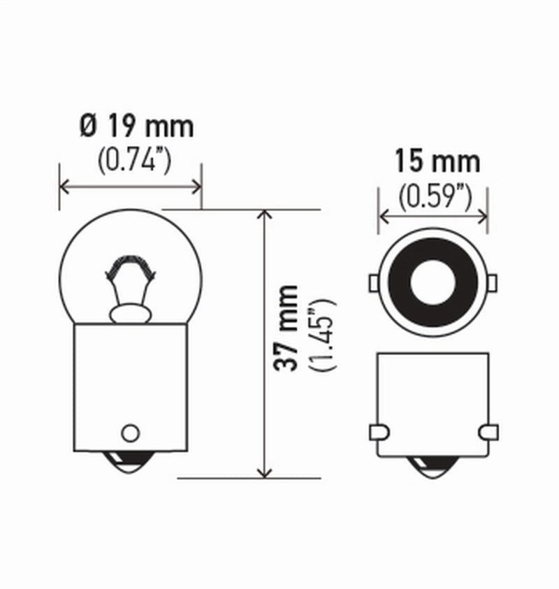 
                      
                        Hella Bulb 5007 12V 5W Ba15S B6 (2)
                      
                    