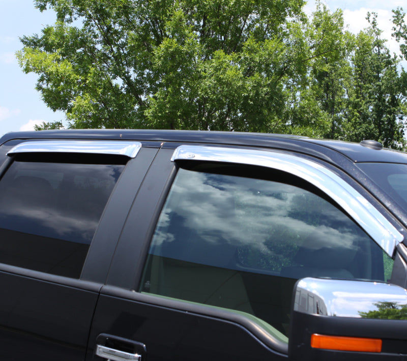 
                      
                        AVS 15-18 Cadillac Escalade Ventvisor Outside Mount Front & Rear Window Deflectors 4pc - Chrome
                      
                    