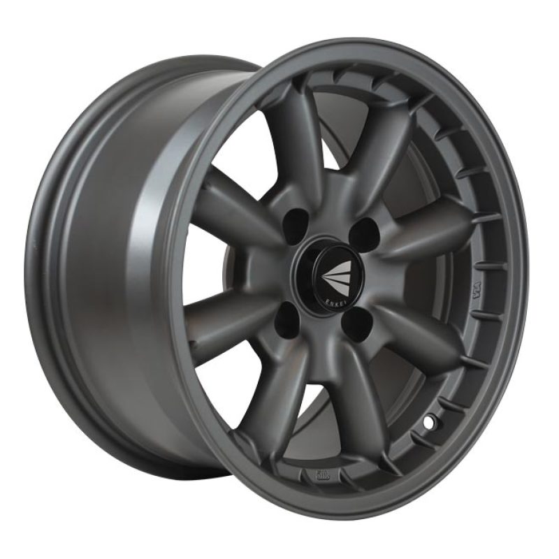 Enkei Compe 15x8 0mm Offset 4x114.3 Bolt Pattern 72.6mm Bore Dia Matte Gunmetal Wheel