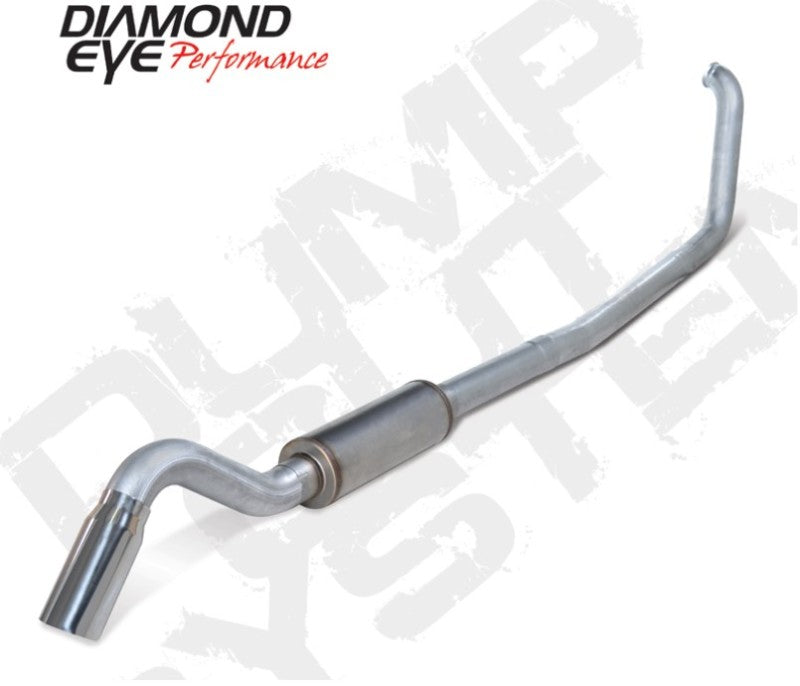 Diamond Eye KIT 4in TB SGL AL: TURN DOWN 00-03 FORD 7.3L F250/F350