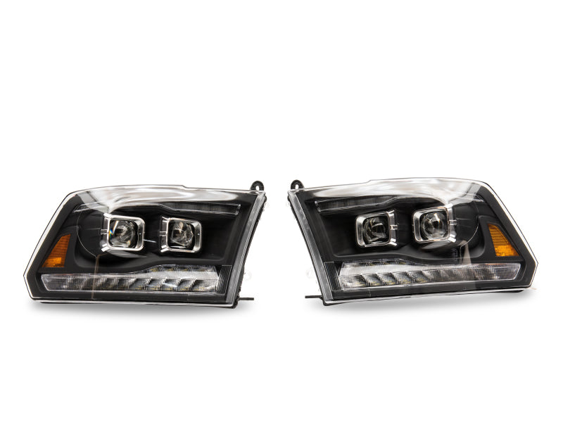 
                      
                        Raxiom 09-18 RAM 1500 LED Projector Headlights w/ Switchback Turn Signals- Blk Housing (Clear Lens)
                      
                    