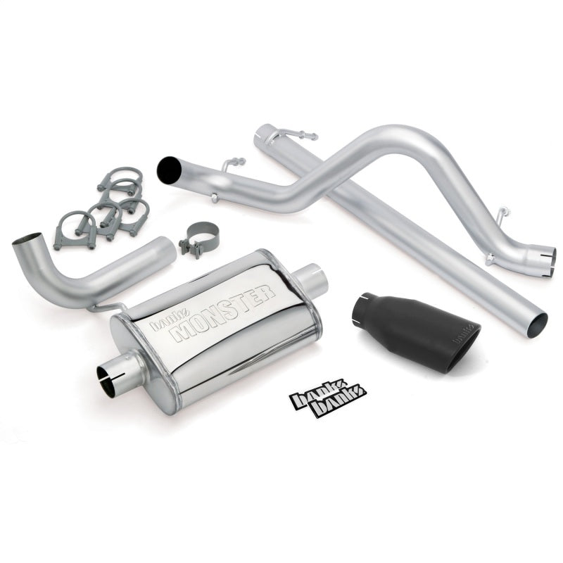 
                      
                        Banks Power 07-11 Jeep 3.8L Wrangler - 2dr Monster Exhaust System - SS Single Exhaust w/ Black Tip
                      
                    