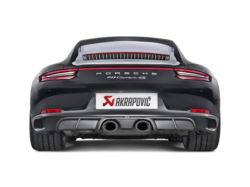 Akrapovic 16-17 Porsche 911 Carrera S/4/4S/GTS (991.2) Slip-On Line (Titanium) w/ Titanium Tips