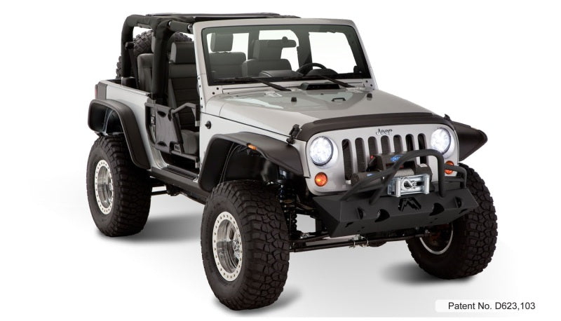 
                      
                        Bushwacker 07-18 Jeep Wrangler Flat Style Flares 4pc Fits 2-Door Sport Utility Only - Black
                      
                    