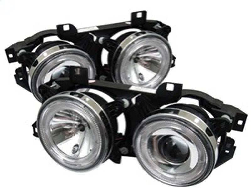 Spyder BMW E34 5-Series 89-94 Projector Headlights NO FIT 750 LED Halo Chrm PRO-YD-BMWE34-HL-C