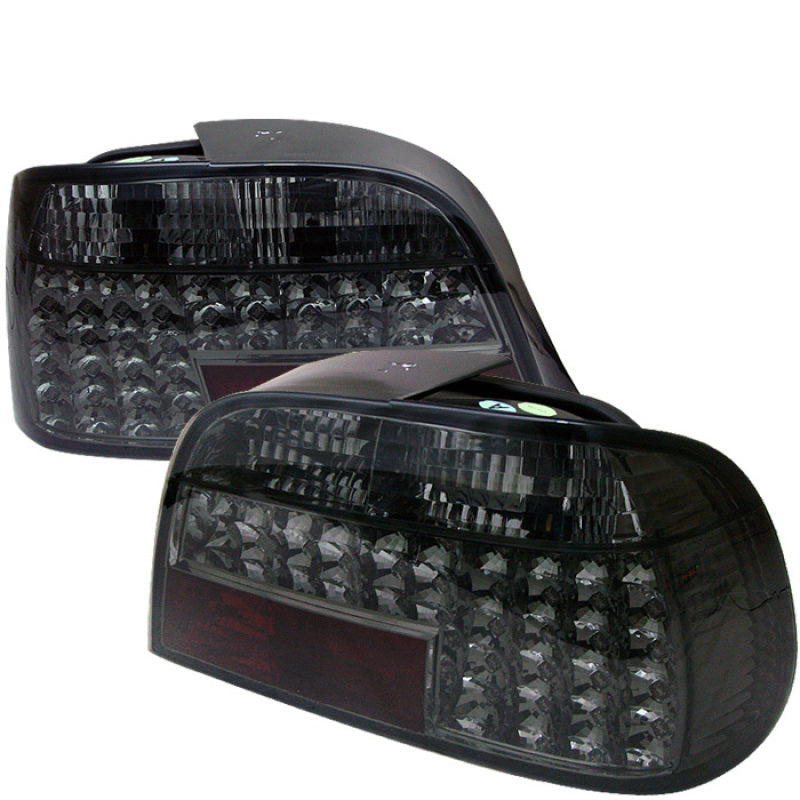 Spyder BMW E38 7-Series 95-01 LED Tail Lights Smoke ALT-YD-BE3895-LED-SM