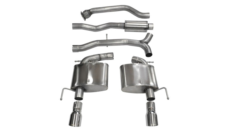 
                      
                        Corsa 2013-2019 Cadillac ATS Sedan 2.0L A/T Polished Sport Dual Rear Cat-Back Exhaust
                      
                    