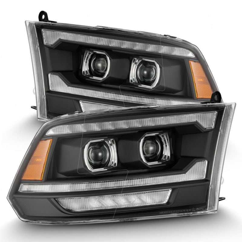 
                      
                        AlphaRex 09-18 Dodge Ram 2500 LUXX LED Proj Headlights Plank Style Blk w/Activ Light/Seq Signal/DRL
                      
                    