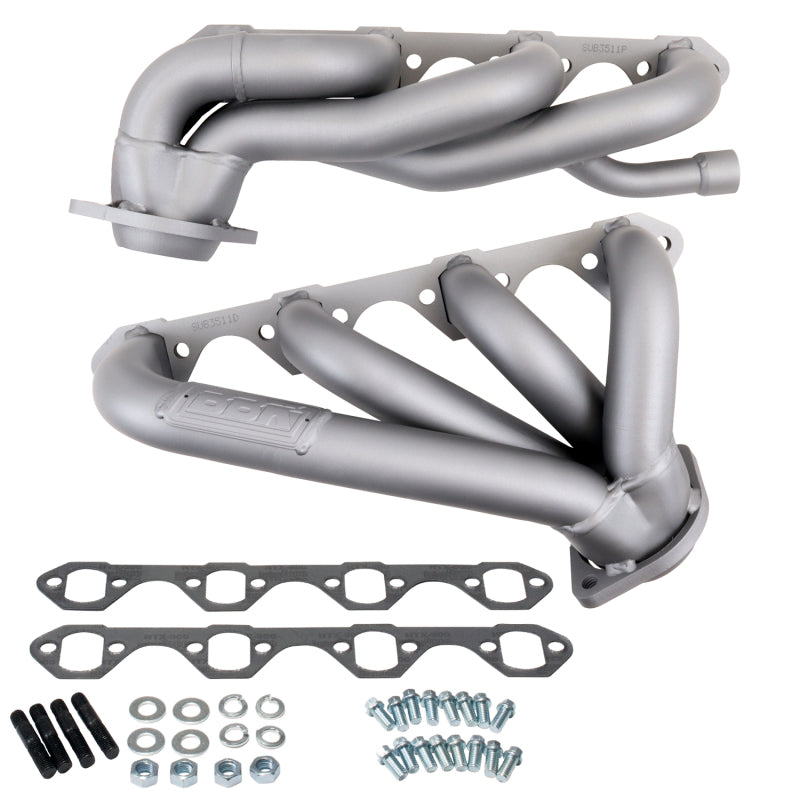 
                      
                        BBK 87-95 Ford F150 Truck 5.8 351 Shorty Unequal Length Exhaust Headers - 1-5/8 Titanium Ceramic
                      
                    