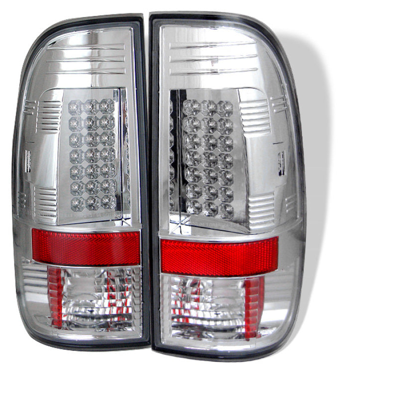 Spyder Ford F150 side 97-03/F250/350/450 Super Duty 99-07 LED Tail Lights Chrm ALT-YD-FF15097-LED-C