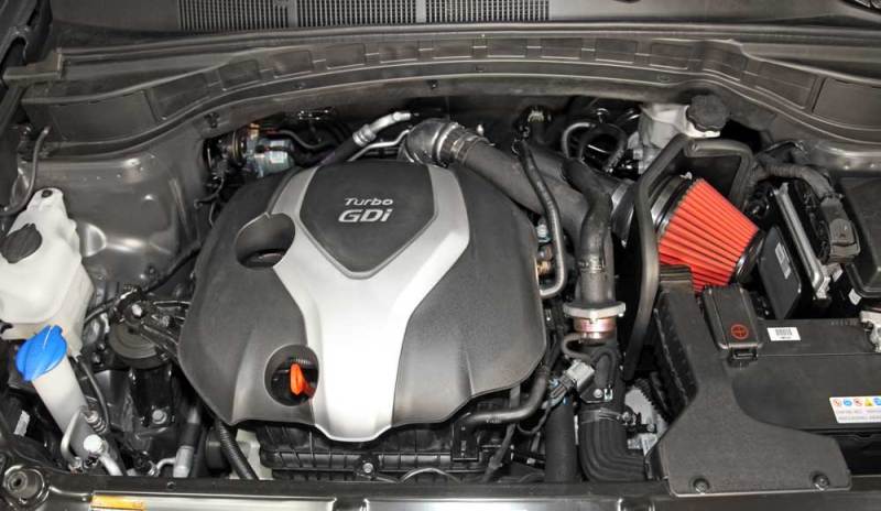 
                      
                        AEM 14-15 Hyundai Sante Fe L4 2.0L - Cold Air Intake System - Gunmetal Gray
                      
                    