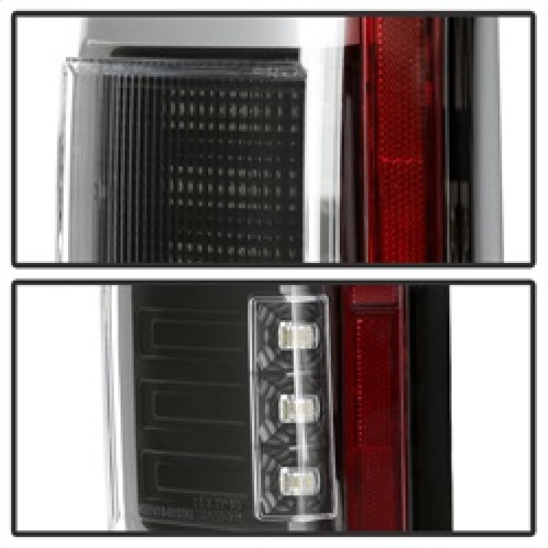 
                      
                        Spyder 15-18 Ford F-150 Light Bar LED Tail Lights (w/Blind Spot) - Black (ALT-YD-FF15015BS-LBLED-BK)
                      
                    