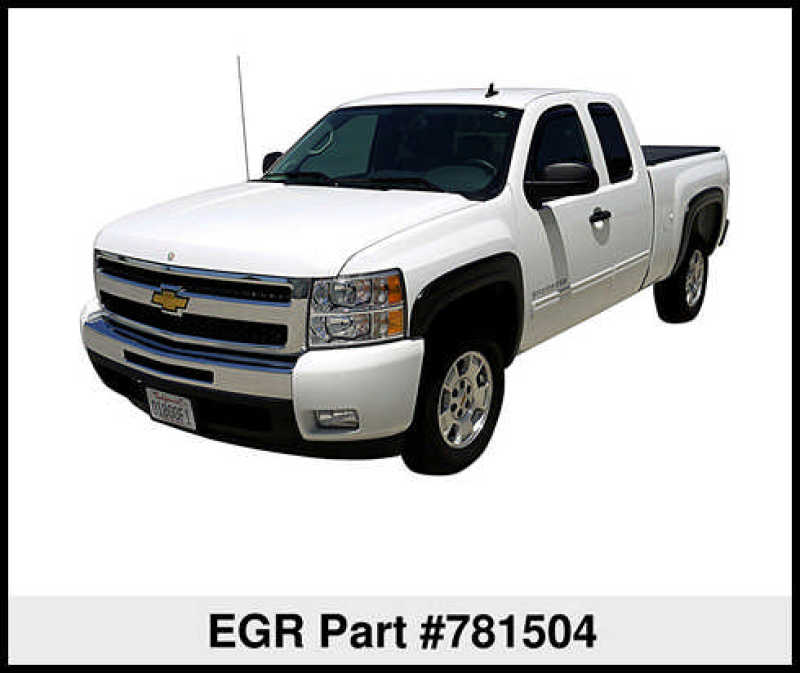 
                      
                        EGR 07-13 Chev Silverado 6-8ft Bed OEM Look Fender Flares - Set (781504)
                      
                    