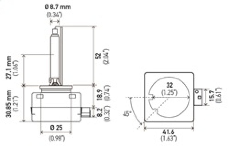 
                      
                        Hella Xenon D1S Bulb PK32d-2 85V 35W 4300k
                      
                    