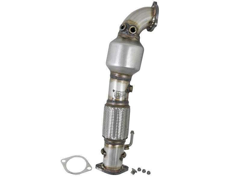 
                      
                        aFe Power Twisted Steel SS304 Downpipe 2.5in w/Cat 17-18 Hyundai Elantra L4-1.6L (t)
                      
                    