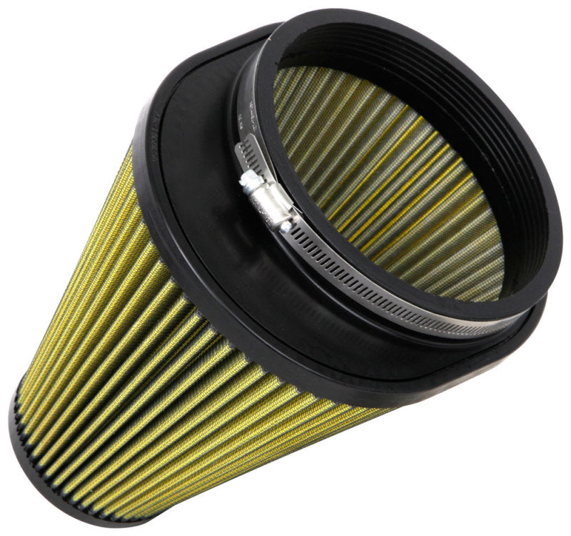 Airaid Universal Air Filter - Cone 6in F x 9x7-1/2in B x 6-3/8x3-7/8in T x 8in H - Synthaflow