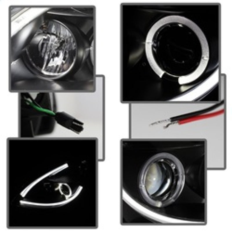 
                      
                        Spyder Nissan Altima 4Dr 10-12 Projector Headlights Light DRL LED Halo Blk PRO-YD-NA104D-LTDRL-BK
                      
                    