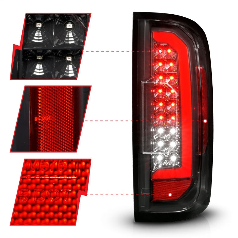 
                      
                        ANZO 15-21 GMC Canyon Full LED Taillights w/ Red Lightbar Black Housing/Clear Lens
                      
                    