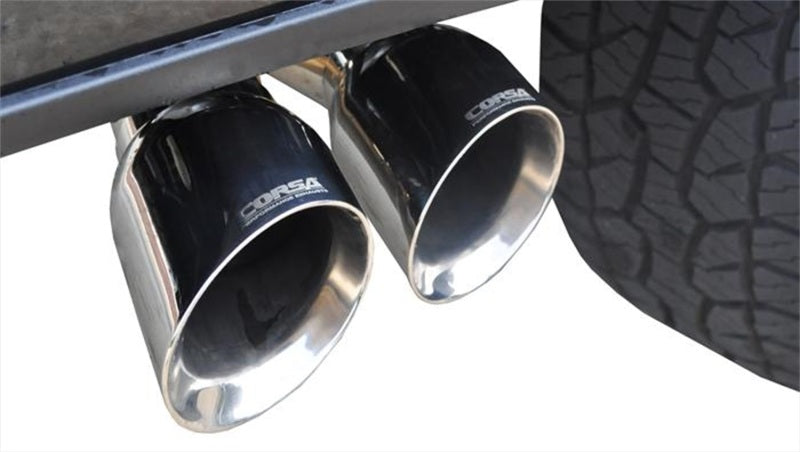 
                      
                        Corsa 15-20 Ford F-150 5.0L V8 (Super Crew Cab) Polished Sport Single Side Dual 4in Tips CB Exhaust
                      
                    