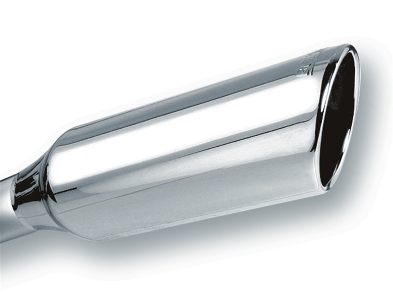 
                      
                        Borla 2.25in Inlet 4in Round Rolled Angle Cut x 12in Long Embossed Exhaust Tip
                      
                    