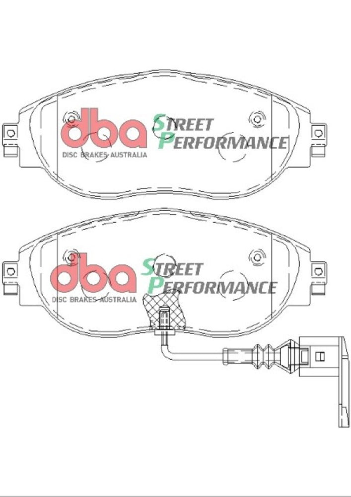 
                      
                        DBA 13-21 Volkswagen Golf R (MK7) SP Performance Front Brake Pads
                      
                    