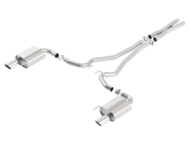 Borla Atak S Cat-Back 15-17 Ford Mustang GT 5.0L V8 MT/AT 2.5in pipe 4in tip