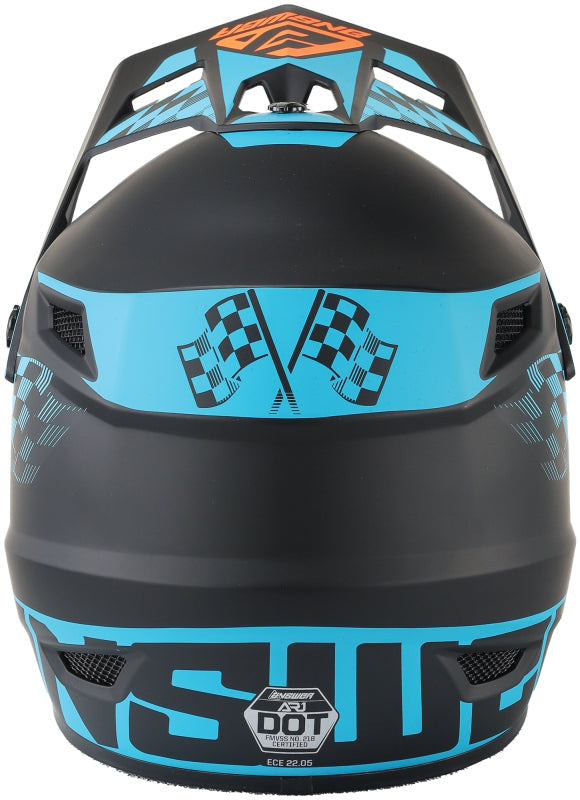 Answer AR1 Sweep Helmet Black/Astana/Hyper Orange Youth - Medium