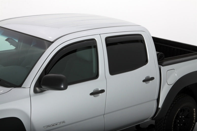 
                      
                        AVS 05-15 Toyota Tacoma Double Cab Ventvisor In-Channel Front & Rear Window Deflectors 4pc - Smoke
                      
                    