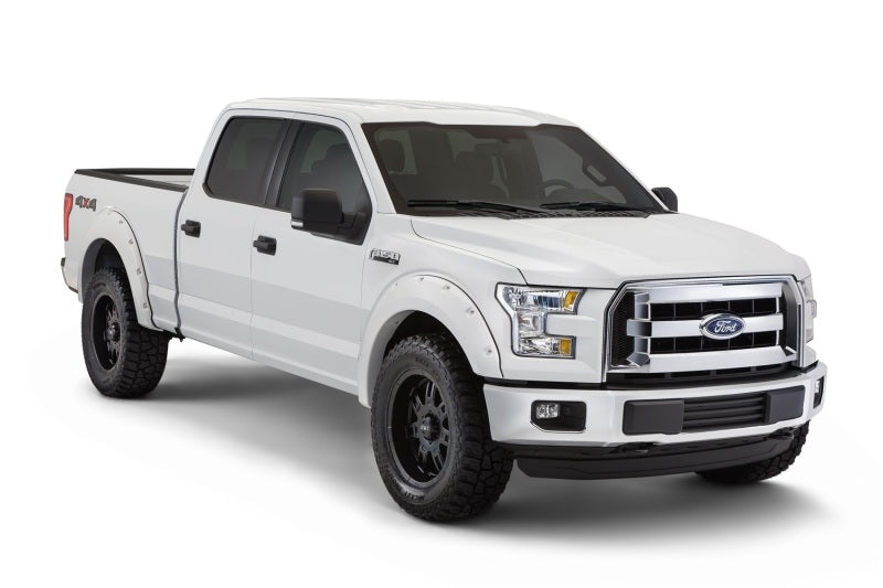 Bushwacker 18-19 Ford F-150 Pocket Style Flares 4 pc - Oxford White