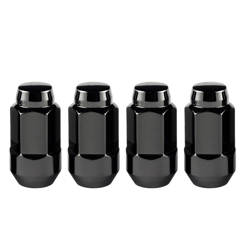 
                      
                        McGard Hex Lug Nut (Cone Seat Bulge Style) M14X1.5 / 22mm Hex / 1.945in. Length (4-Pack) - Black
                      
                    