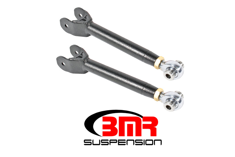 BMR 16-17 6th Gen Camaro Upper Trailing Arms w/ Single Adj. Rod Ends - Black Hammertone