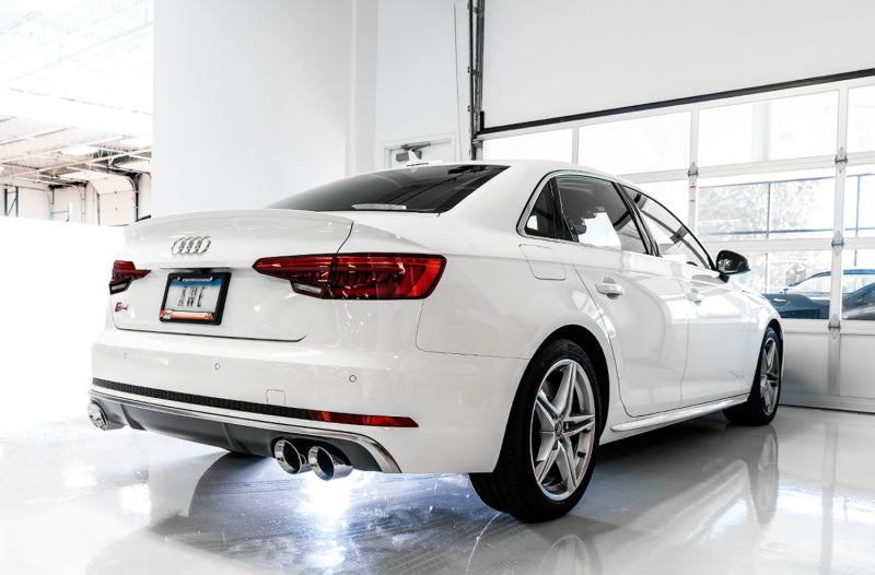 AWE Tuning Audi B9 S5 Sportback Touring Edition Exhaust - Non-Resonated (Black 102mm Tips)