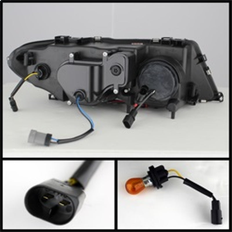 
                      
                        Spyder BMW E46 3-Series 04-06 2 DR Projector Halogen Model- LED Halo Blk PRO-YD-BMWE4604-2DR-HL-BK
                      
                    