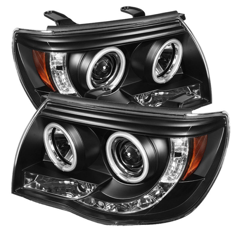 Spyder Toyota Tacoma 05-11 Projector Headlights CCFL Halo LED Blk High H1 Low H1 PRO-YD-TT05-CCFL-BK