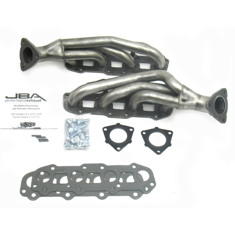 
                      
                        JBA 05-07 Toyota 4.7L V8 1-1/2in Primary Raw 409SS Cat4Ward Header
                      
                    