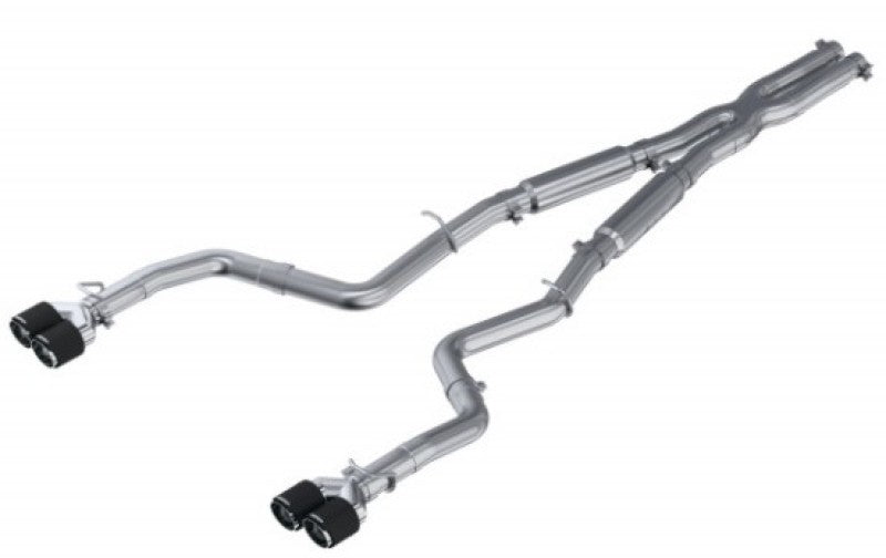 
                      
                        MBRP 15-16 Dodge Challenger RT 5.7L T304 SS 3in Dual Rear Cat-back CF Quad Tips - Street
                      
                    