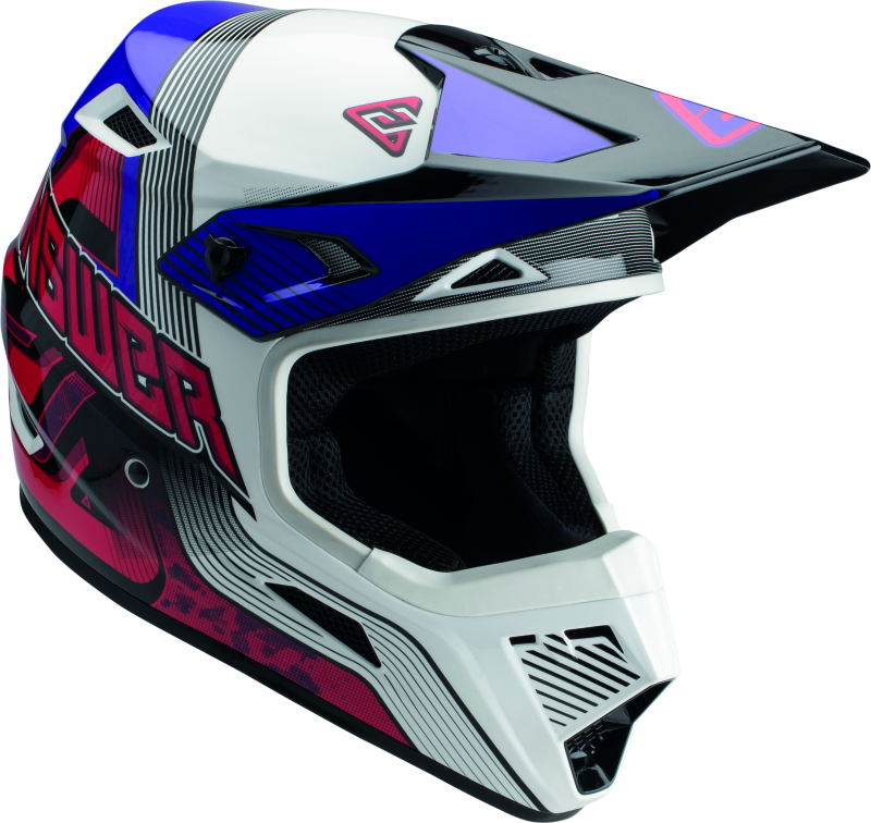 Answer AR1 Vendetta Helmet Red/White/Purple - Medium