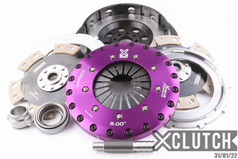 XClutch 90-96 Nissan 300ZX Turbo 3.0L 9in Twin Solid Ceramic Clutch Kit