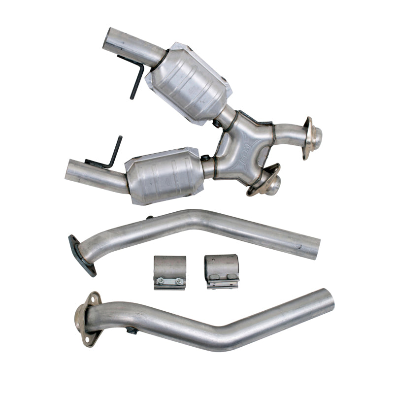 
                      
                        BBK 96-98 Mustang 4.6 GT High Flow X Pipe With Catalytic Converters - 2-1/2
                      
                    