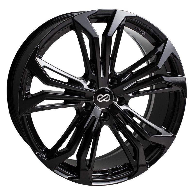 Enkei Vortex 5 Wheel 18x8 38mm Offset 5x114.3 72.6mm Bore Black Paint Wheel