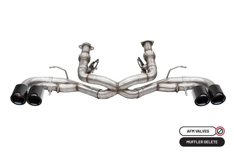 
                      
                        Corsa 2020-2024 Chevrolet Corvette C8 RWD 3in Track Cat-Back Delete Exhaust w/4.5in CF Black PVDTips
                      
                    