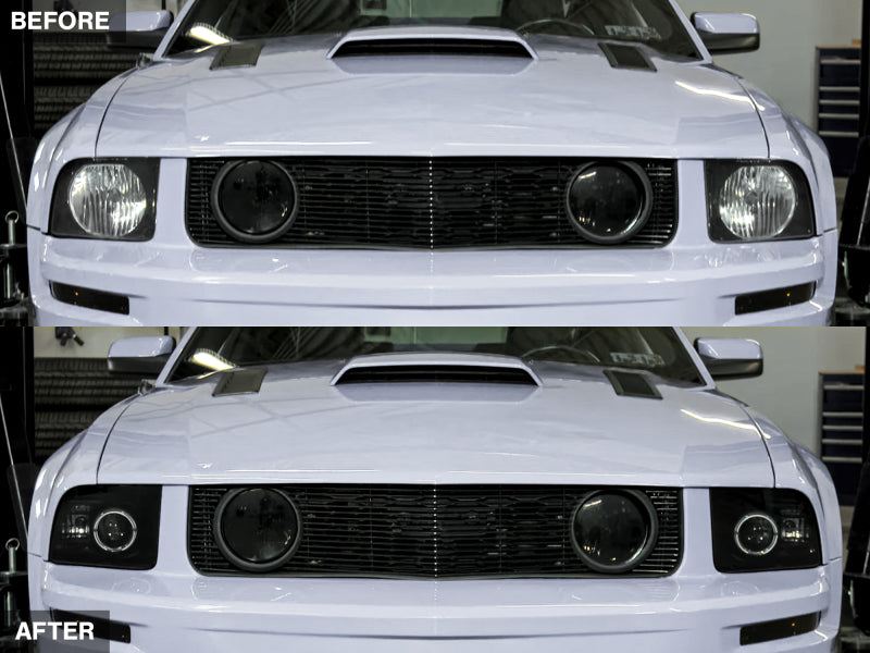 
                      
                        Raxiom 05-09 Ford Mustang Halogen 2010 Style LED Halo Headlights-Blk Hsng(Clear Lens/Excludes GT500)
                      
                    