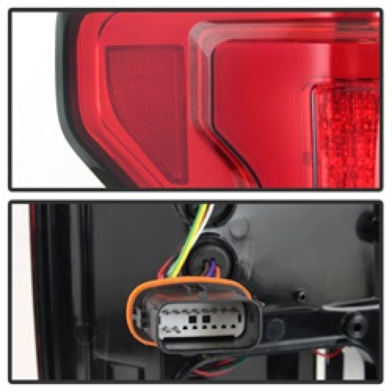 
                      
                        Spyder 15-18 Ford F-150 LED Tail Lights (w/Blind Spot) - Red Clear (ALT-YD-FF15015BS-LBLED-RC)
                      
                    