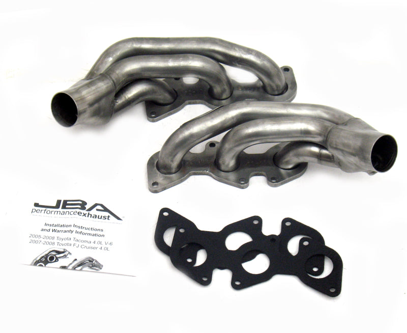 
                      
                        JBA 03-09 Toyota 4.0L V6 w/o A.I.R. 1-1/2in Primary Raw 409SS Cat4Ward Header
                      
                    