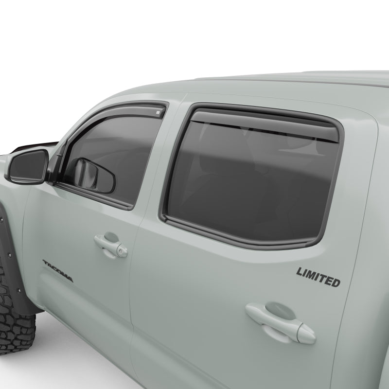 
                      
                        EGR 2016-2017 Toyota Tacoma In-Channel Window Visors - Smoked (575081)
                      
                    