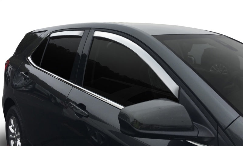 
                      
                        AVS 17-22 GMC Arcadia Ventvisor Outside Mount Front & Rear Window Deflectors 4pc - Chrome
                      
                    