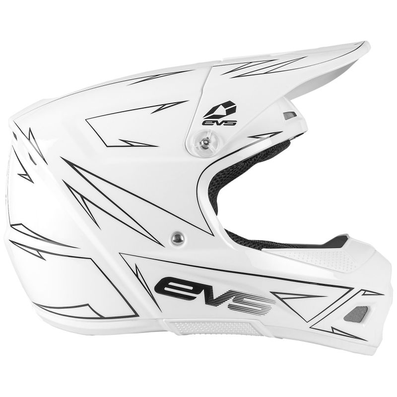 EVS T3 Pinner Helmet White Youth - Small