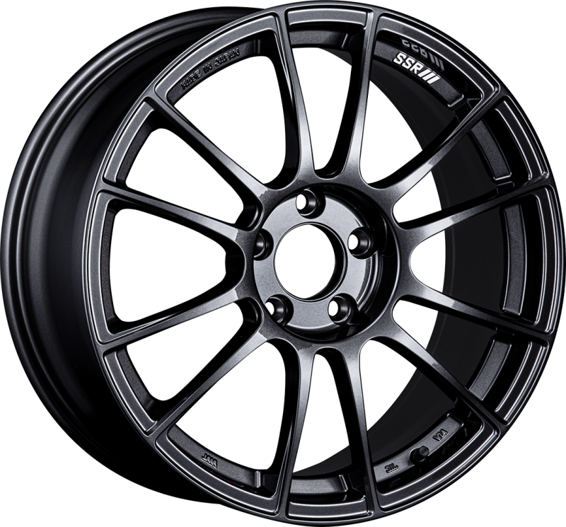 SSR GTX04 18x8.5 5x114.3 44mm Offset Dark Gunmetal Wheel