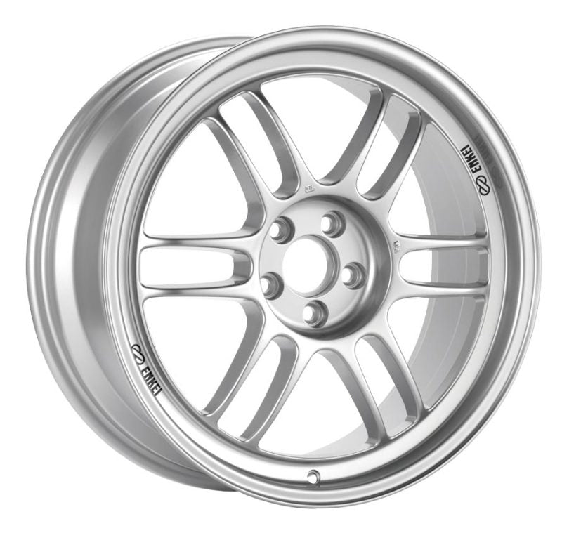 Enkei RPF1 18x9.5 5x114.3 38mm Offset 73mm Bore Silver Wheel 350z/G35